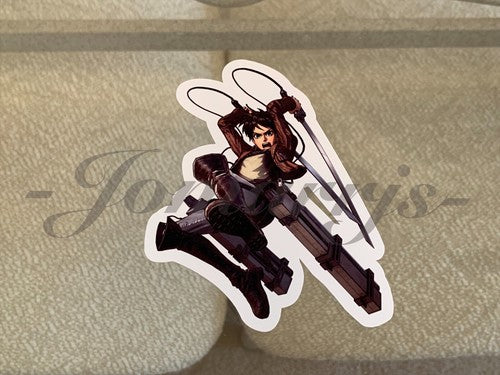 Attack on Titan - Anime - Eren Yeager Custom Sticker Decal Vinyl manga laptop