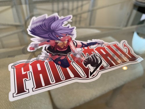 Fairy Tail - Anime - Wendy Marvell Sticker Vinyl Sign custom mage guild
