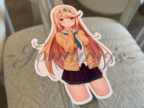 Xenoblade - Anime - Mythra Custom Sticker Decal Vinyl #a
