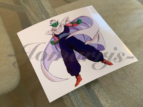 Dragon Ball Z Piccolo #1 Custom Colored Sticker Vinyl Comic DBZ super saiyan