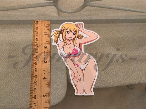 Fairy Tail - Anime - Lucy Heartfilia e. Bikini Sun Fun Sticker Vinyl Decal Sign