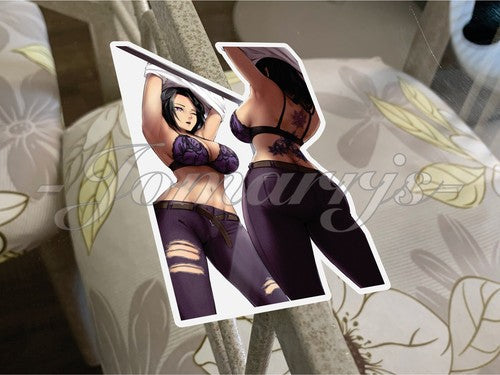 Anime Bikini Lingerie Pin Up Girl “Mirror, Mirror” Sticker bikini sexy ecchi 9