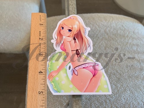 Pokemon - Anime - Serena Bikini Sun Fun Custom Sticker Decal Vinyl manga b.