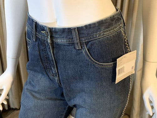 Liz Claiborne Jeans Sz 8P Women’s Bootcut Medium Wash Denim Jean Pants NWT