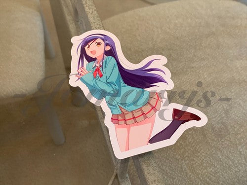 Bokuben (We Never Learn) - Anime - Fumino Furuhashi Custom Sticker Decal 1 manga
