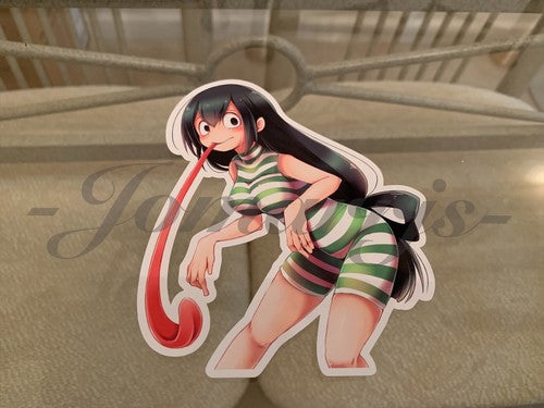 My Hero Academia Anime Froppy Tsuyu Asui c. Monokini Bikini Sun Fun Sticker