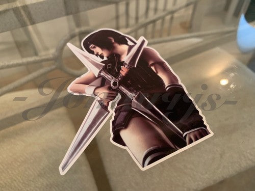 Final Fantasy - Gaming - Yuffie Kisaragi Sticker Decals Vinyl ff 7 anime vii B.