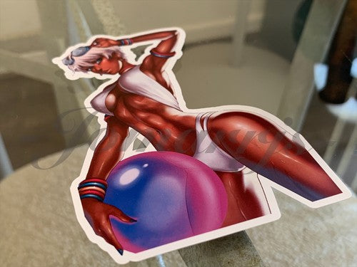 Street Fighter - Anime - Elena Bikini Sun Fun Custom Sticker Decal Vinyl #a
