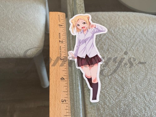 Demi-chan wa Kataritai - Anime Hikari Takanashi Custom Sticker Decal manga