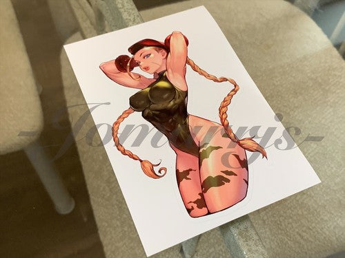 Street Fighter - Anime - Cammy White Killer Bee Sticker Decal Vinyl #4 bikini