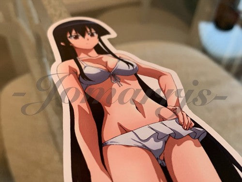 Akame ga Kill! - Anime - Akame Bikini Sun Fun Custom Sticker Decal Vinyl #3