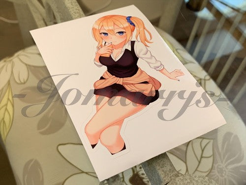 Kaguya-sama: Love is War - Anime - Hayasaka Ai Custom Sticker Decal Vinyl manga