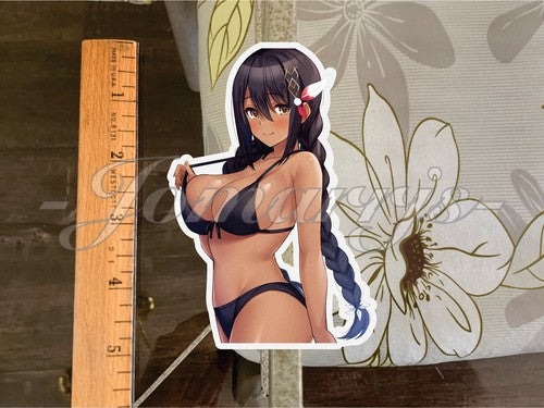 Azur Lane Anime South Dakota Bikini Sun Fun Lingerie Sticker 1 ecchi waifu sexy