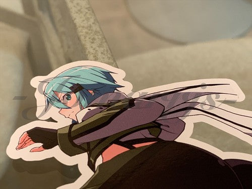 Sword Art Online Anime Sinon Shino Asada # 11 Sticker Vinyl SAO Bikini Sun Fun