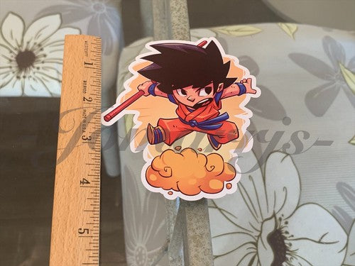 Dragon Ball Z - Anime - Goku Kakarot Chibi Custom Sticker Decal Sign manga
