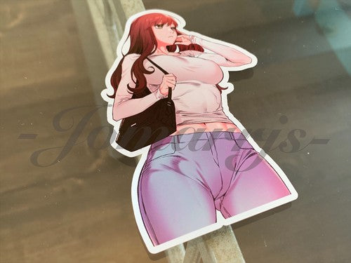 My Kingdom Silent War Anime Mia Woo Mi Hee Custom Sticker Decal Vinyl laptop #2
