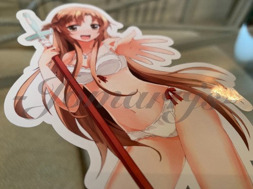 Sword Art Online - Anime- Asuna Yuuki c. Bikini Sun Fun Sticker Vinyl Decal SAO