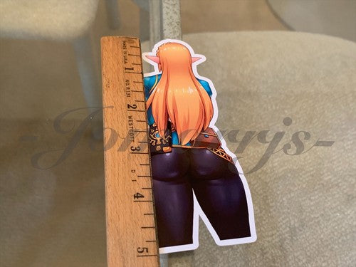 The Legend Of Zelda - Anime - Princess Zelda Custom Colored Sticker Decal #4