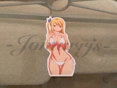 Fairy Tail - Anime - Lucy Heartfilia d. Bikini Sun Fun Sticker Vinyl Decal Sign