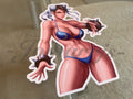 Street Fighter - Anime - Chun Li Bikini Sun Fun Sticker Decal Vinyl #2
