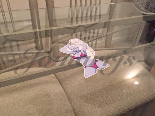 Dragon Ball Z - Anime - Vados Bikini “Hair-Tied” Sun Fun Sticker Decal Vinyl DBZ
