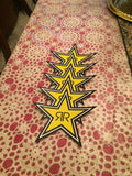 5 AUTHENTIC New Rockstar Energy Drink Stickers / Sign / Decal Star BMX Motocross