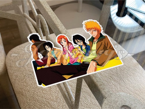 Bleach - Anime - Ichigo Kurosaki, Inoue, Kuchiki Custom Sticker Decal Vinyl