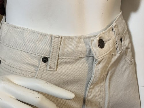 Vintage Honors Woman’s Shorts Khaki Beige Denim High Waist Sz 30 Jean Shorts
