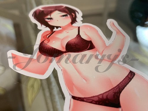 RWBY - Anime - Coco Adel Lingerie Bikini Sun Fun Sticker Decal manga sexy a.