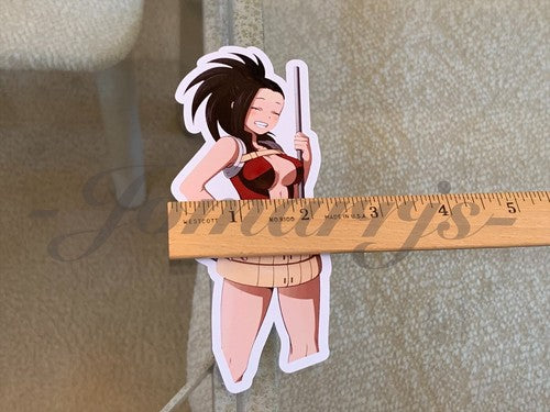 My Hero Academia - Anime - Momo Yaoyorozu Custom Colored Sticker Decal Vinyl #2