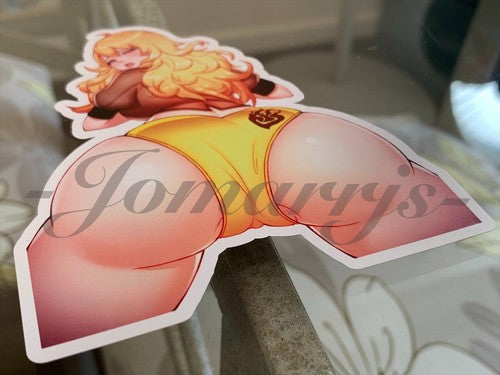 RWBY - Anime - Yang Xiao Long Sexy Custom Sticker Decal manga huntress b