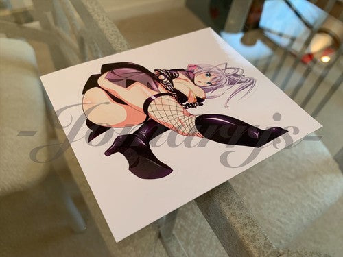 High School DxD Anime Rossweisse Lingerie Sticker Decal bikini sun fun