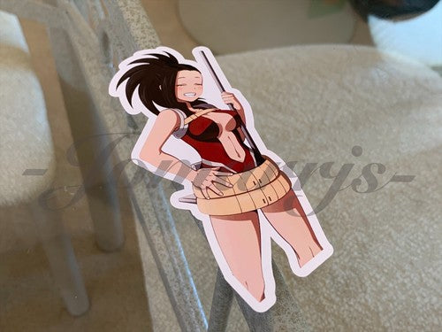My Hero Academia - Anime - Momo Yaoyorozu Custom Colored Sticker Decal Vinyl #2