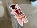 My Hero Academia - Anime - Momo Yaoyorozu Custom Colored Sticker Decal Vinyl #2