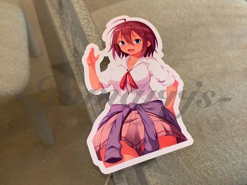 Bokuben (We Never Learn) - Anime - Uruka Takemoto Custom Sticker Decal 1 manga
