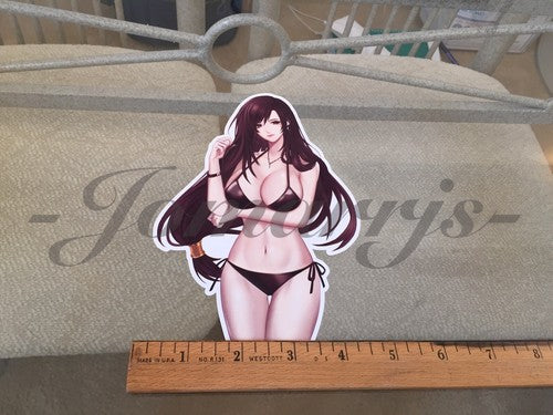 Final Fantasy Gaming Tifa Lockhart Bikini Sticker Decal Vinyl FF 7 xii anime