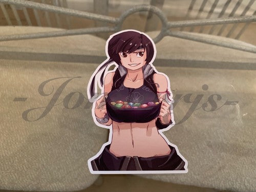 Final Fantasy - Gaming - Yuffie Kisaragi Sticker Decals Vinyl ff 7 anime vii C.