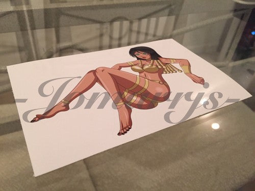 Dragon Ball Z - Anime - Helles Bikini “Chillin” Sun Fun Sticker Decal Vinyl DBZ