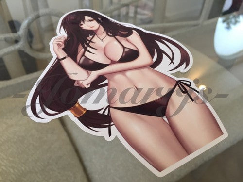 Final Fantasy Gaming Tifa Lockhart Bikini Sticker Decal Vinyl FF 7 xii anime