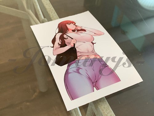 My Kingdom Silent War Anime Mia Woo Mi Hee Custom Sticker Decal Vinyl laptop #2