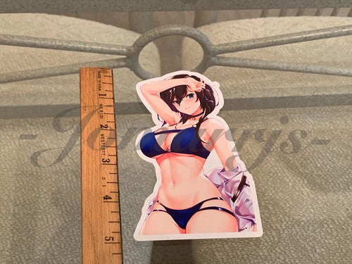 Azur Lane - Anime - Ark Royal Bikini Sun Fun Custom Sticker Decal Vinyl #1