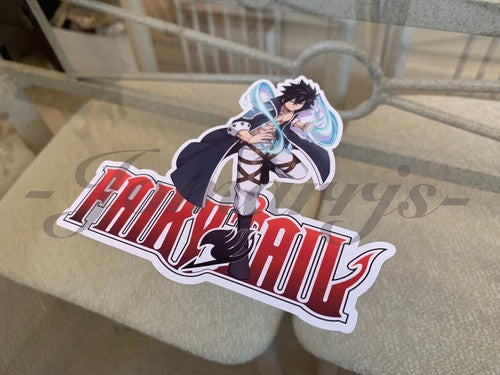 Fairy Tail - Anime - Gray Fullbuster Sticker Vinyl Sign custom mage guild