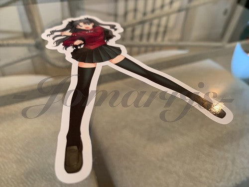 Fate - Anime - Rin Tohsake Sticker Vinyl Decal Custom manga laptop binder