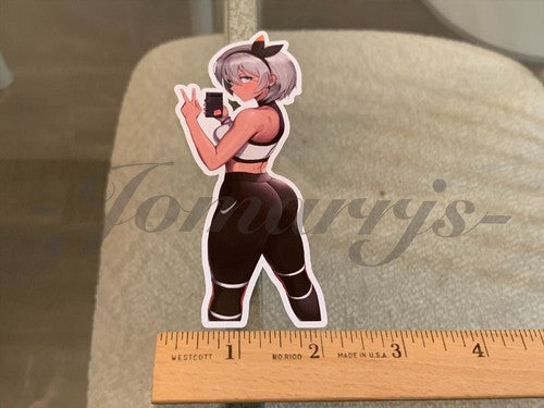 Pokemon - Anime - Bea “Selfie” Sexy Custom Sticker Decal 7