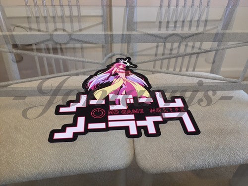No Game No Life - Anime - Jibril Sticker Decals Vinyl Sign flügel sora lap top