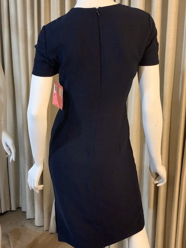 David Warren New York Women’s Navy Blue Dress & Jacket 2 Pc Set Sz 6 MSRP $158