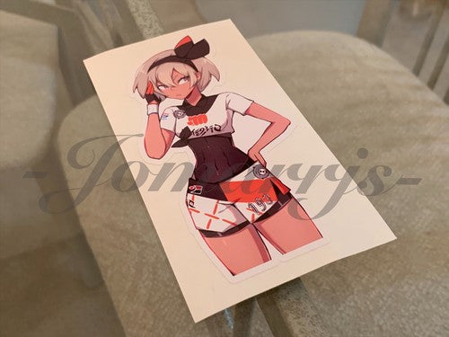 Pokemon - Anime - Bea Sun Fun Custom Sticker Decal 1