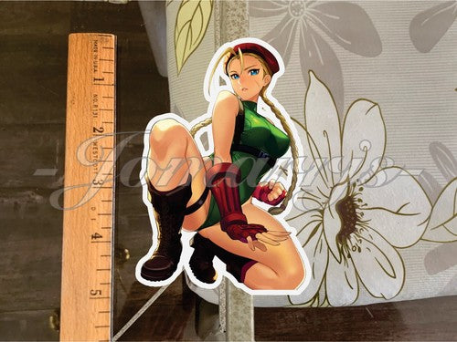 Street Fighter - Anime - Cammy White Killer Bee Sticker Decal Vinyl #6 bikini