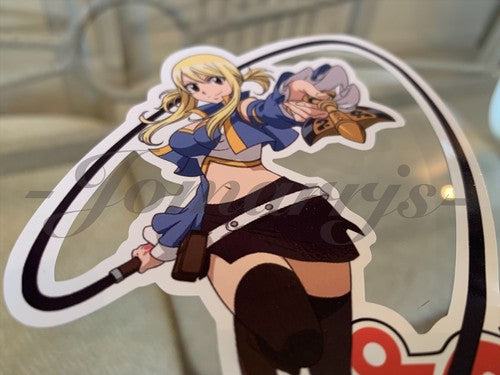 Fairy Tail - Anime - Lucy Heartfilia Sticker Vinyl Sign custom mage guild