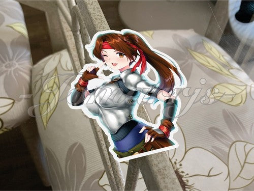 Final Fantasy Gaming Jessie Rasberry Sticker Decals Vinyl ff 7 anime manga 2